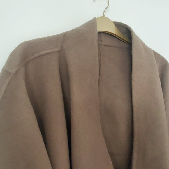 Cozy Fall Cape Jacket Wool Blend 3 in 1 Styles Neutral Beige cottagecore - Picture 7 of 14